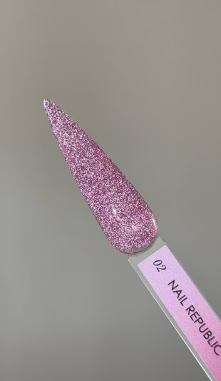 Nail Republic Flash 02 гель-лак светоотражающий, Розовый (10 мл)