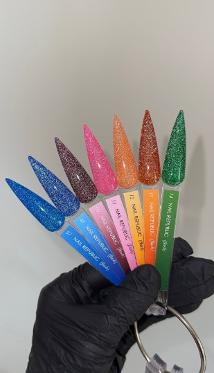 Nail Republic Flash 11 гель-лак светоотражающий, Малиновый (10 мл)