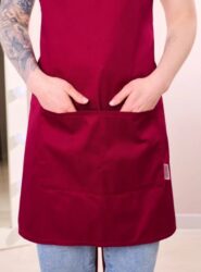 Фартук бордовый