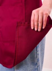 Фартук бордовый