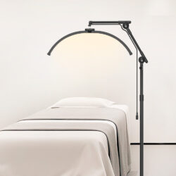 Лампа Луна полукруглая светодиодная бестеневая LED Moon черная