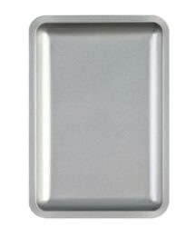 Лоток металлический прямоугольный серый