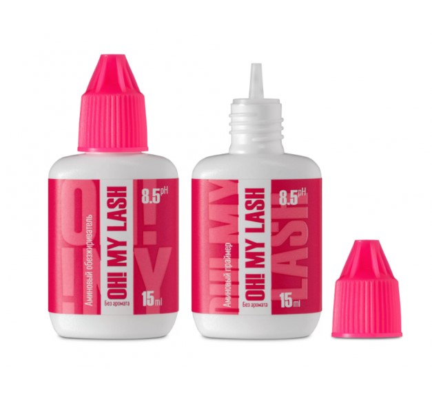 Набор: Обезжириватель аминовый OH! MY LASH, без аромата, 15 мл+Праймер аминовый OH! MY LASH, без аромата, 15 мл