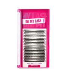 Ресницы черные в пучках OH! MY LASH Spire — 12 линий — MIX (C 0.07 7-13мм)