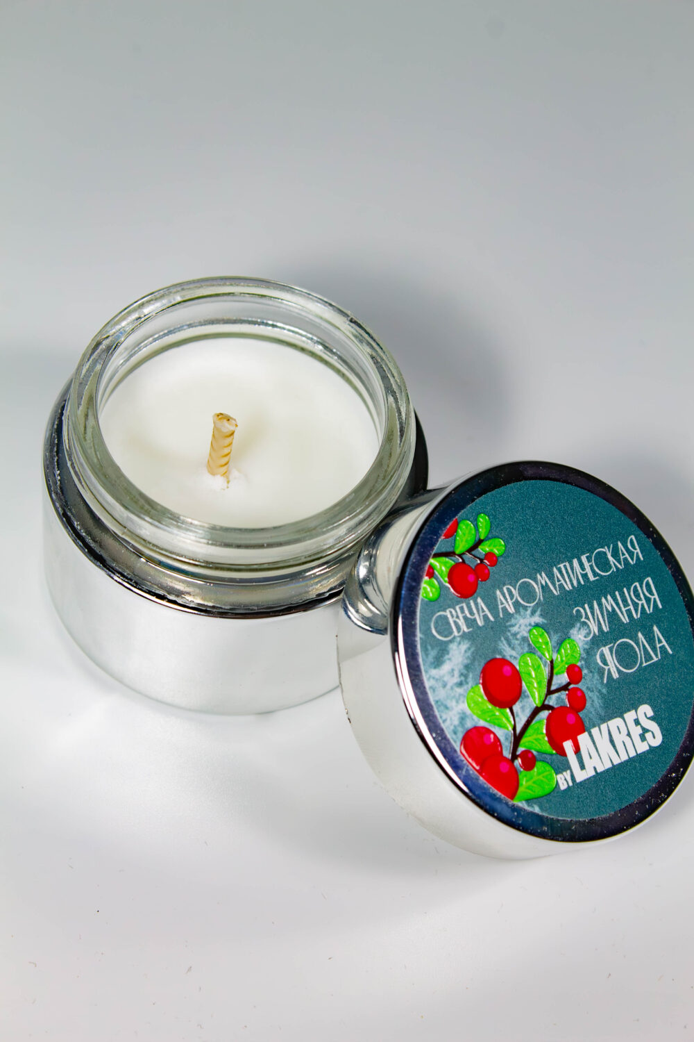 Ароматическая спа-свеча новогодняя «Зимняя ягода» 50 мл