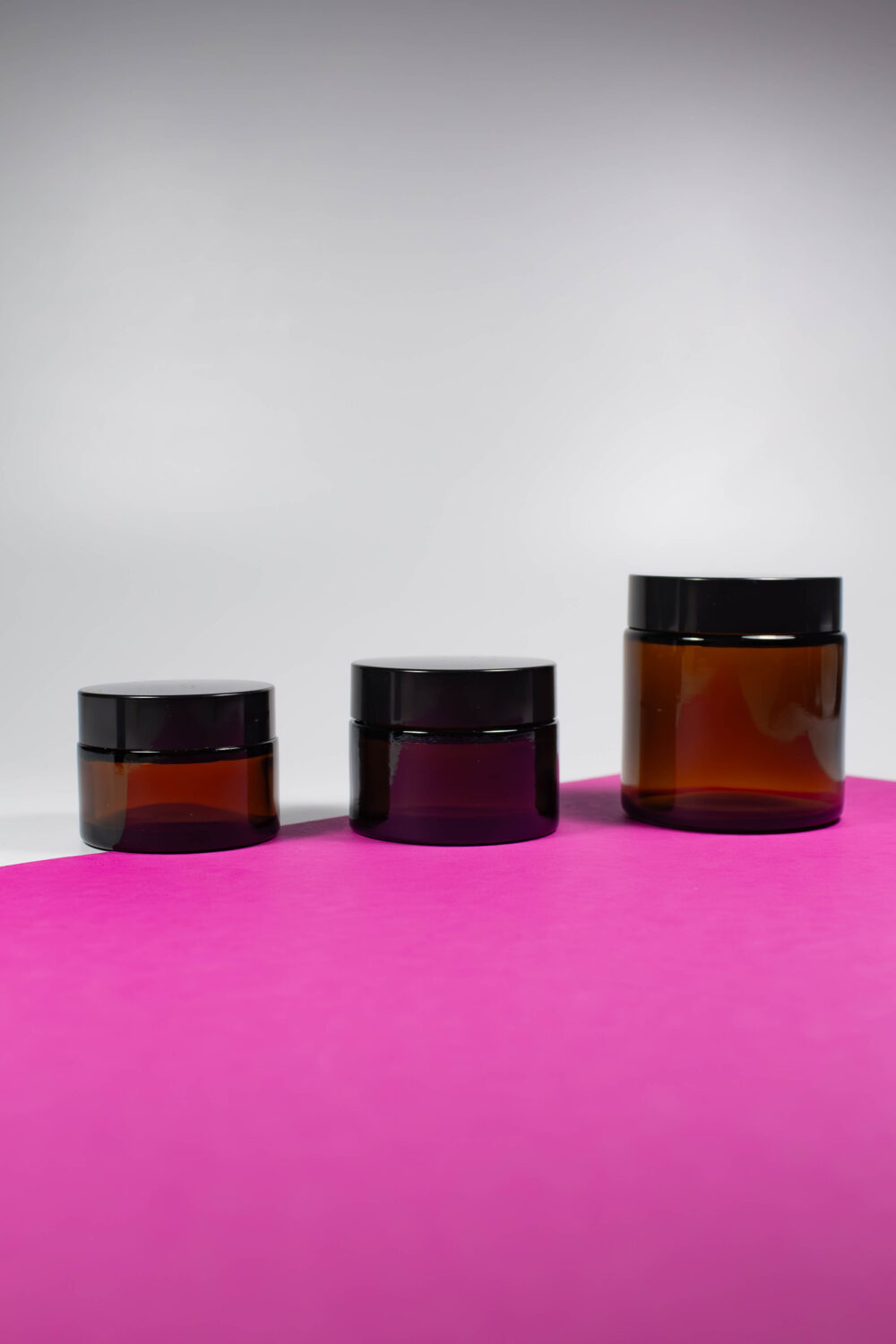 Банка темное стекло 50 гр для косметики