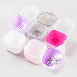 Бокс для замачивания/стерилизации фрез серый