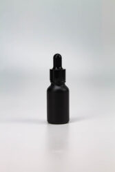 бутылка с пипеткой черная матовая  15 мл