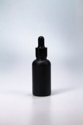 бутылка с пипеткой черная матовая 30 мл