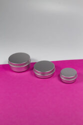 Банка алюминиевая для свечей / для косметки 30 гр