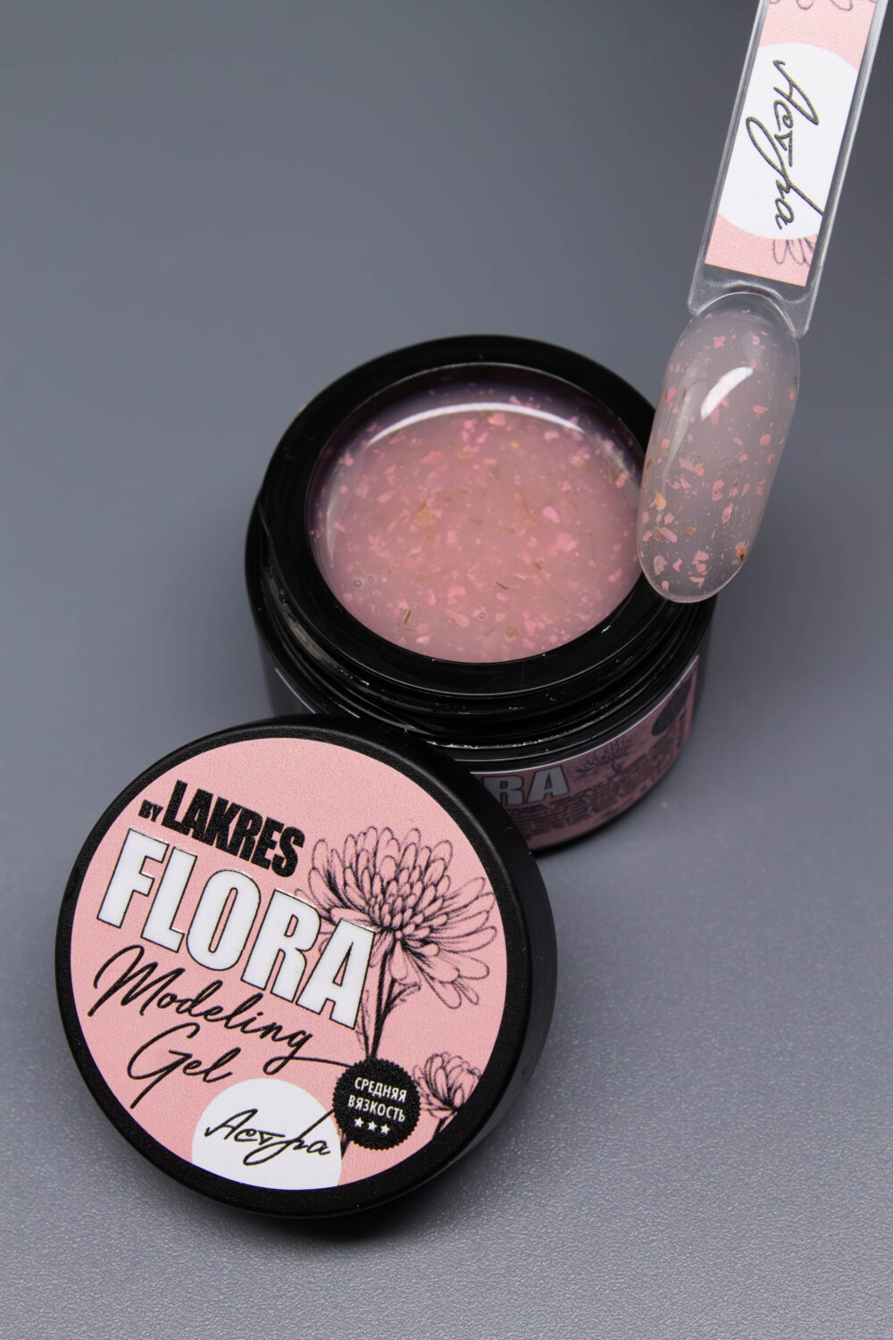 Гель Lakres Modeling Gel Flora Астра, 15 мл