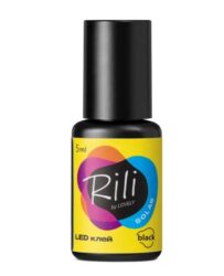 Клей черный для LED наращивания Rili Solar Black, 3 мл