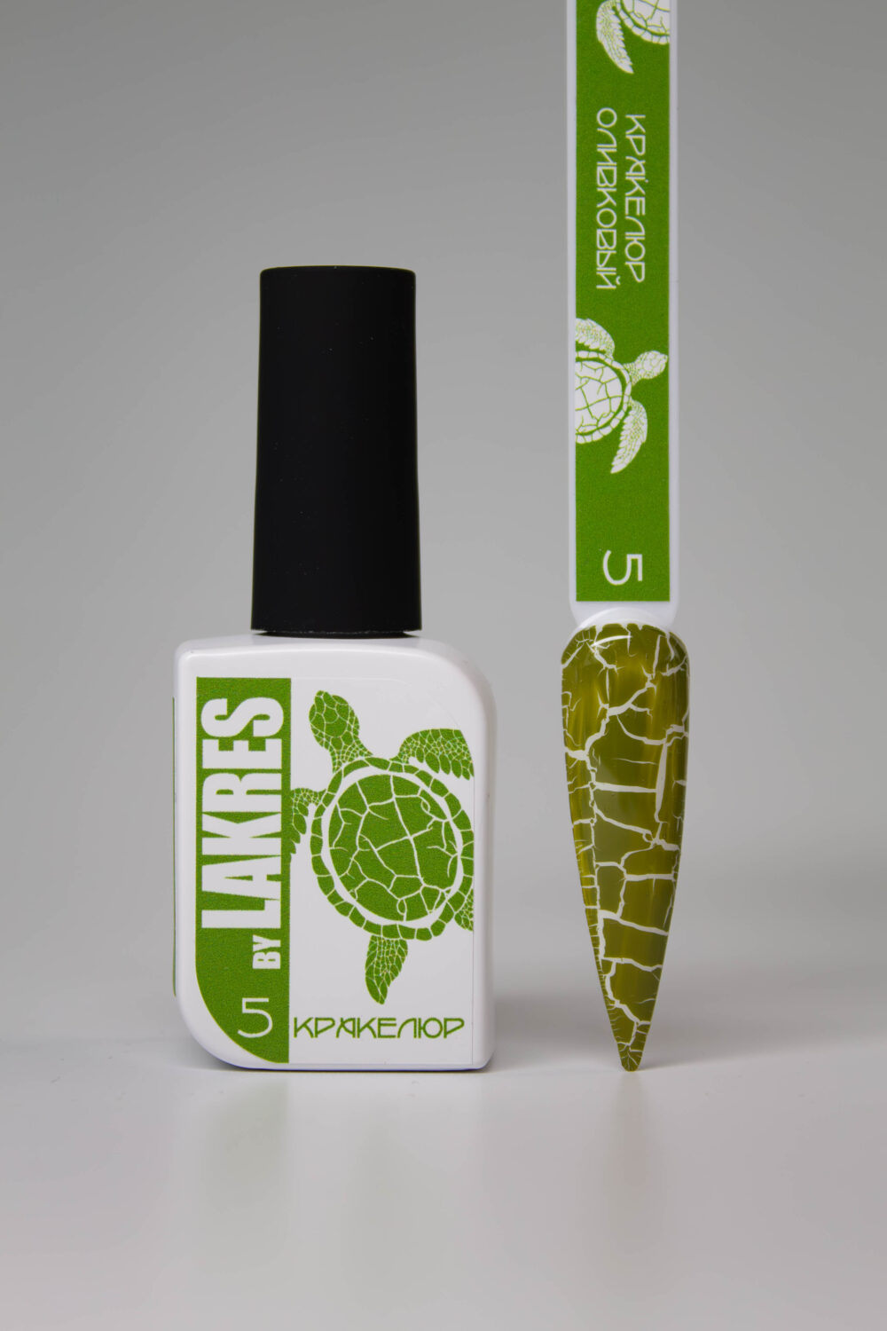 Лак кракелюр Lakres №5 оливковый , 10 мл