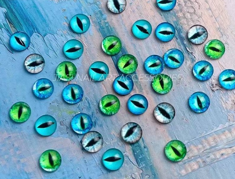 Набор 3D фигурок «Кошачий глаз 002»