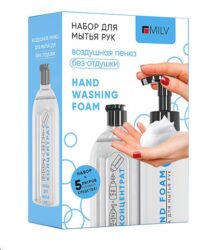 Набор: Пенка для мытья рук, концентрат на 5 литров (без отдушки), дозатор.