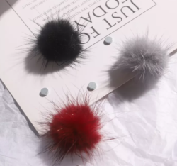 Дизайн «Пушок » серый 002