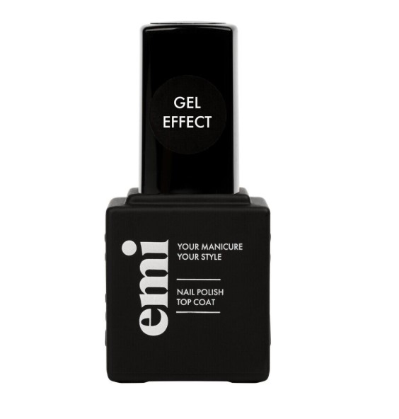 E.Mi Ultra Strong Top Coat Gel Effect, 9 мл.