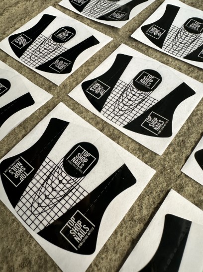 Формы прозрачные пластиковые для наращивания ногтей TopShopNails