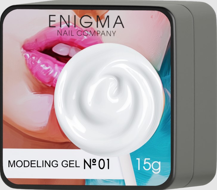 Гель для наращивания ENIGMANIC Modeling gel 01 15g.