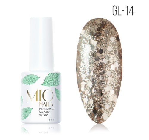 Гель-лак Mio GL-14 Императорский топаз, 8 мл