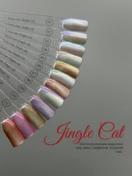 Гель-лак светоотражающий кошачий глаз Jingle cat 09 SOLAlove, 10мл