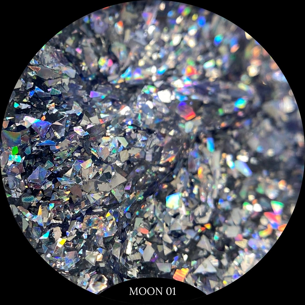 Гель с блестками MOON 01 SOLAlove, 5мл