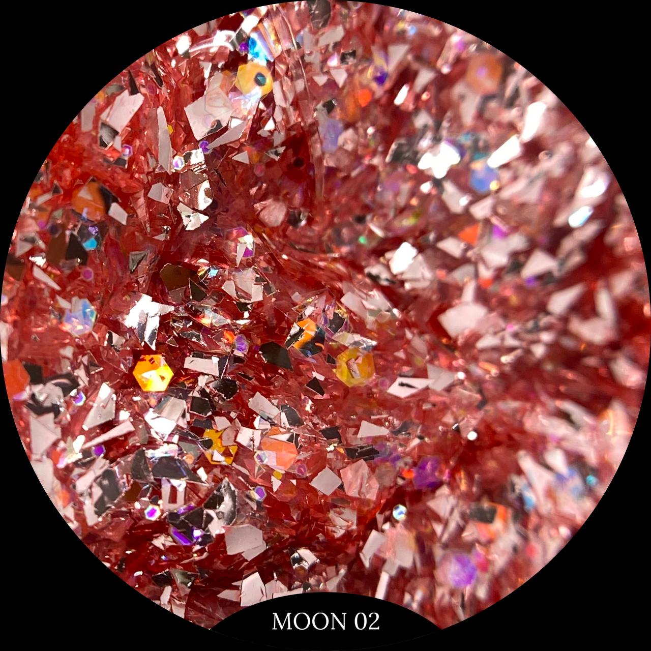 Гель с блестками MOON 02 SOLAlove, 5мл