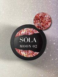 Гель с блестками MOON 02 SOLAlove, 5мл