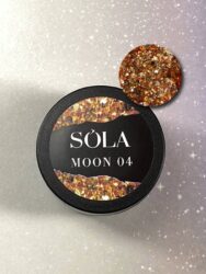 Гель с блестками MOON 04 SOLAlove, 5мл