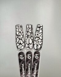 Граффити 01 черный Гель лак Pink House