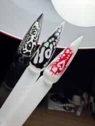 Граффити 01 черный Гель лак Pink House