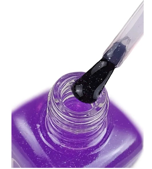 IQ BEAUTY Лак для ногтей. Лак-тинт с AHA-кислотами для естественного сияния и укрепления Glossy Tint Nails, 12.5 мл, Lilac Glow