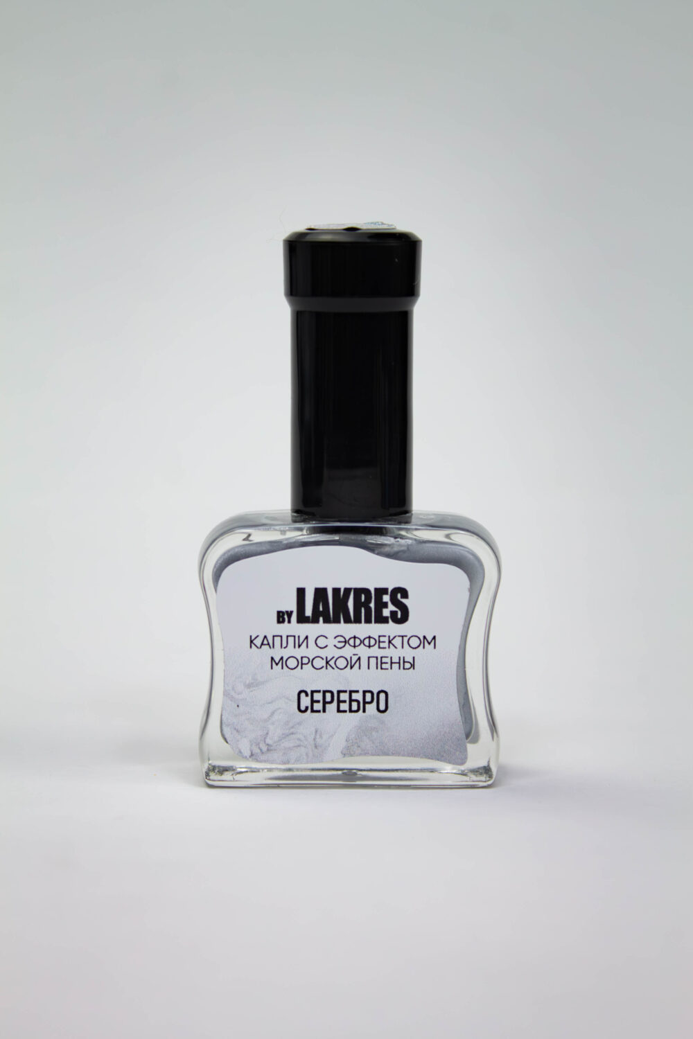 Капли для растекания «Эффект Морской Пены» цвет серебро 12 мл