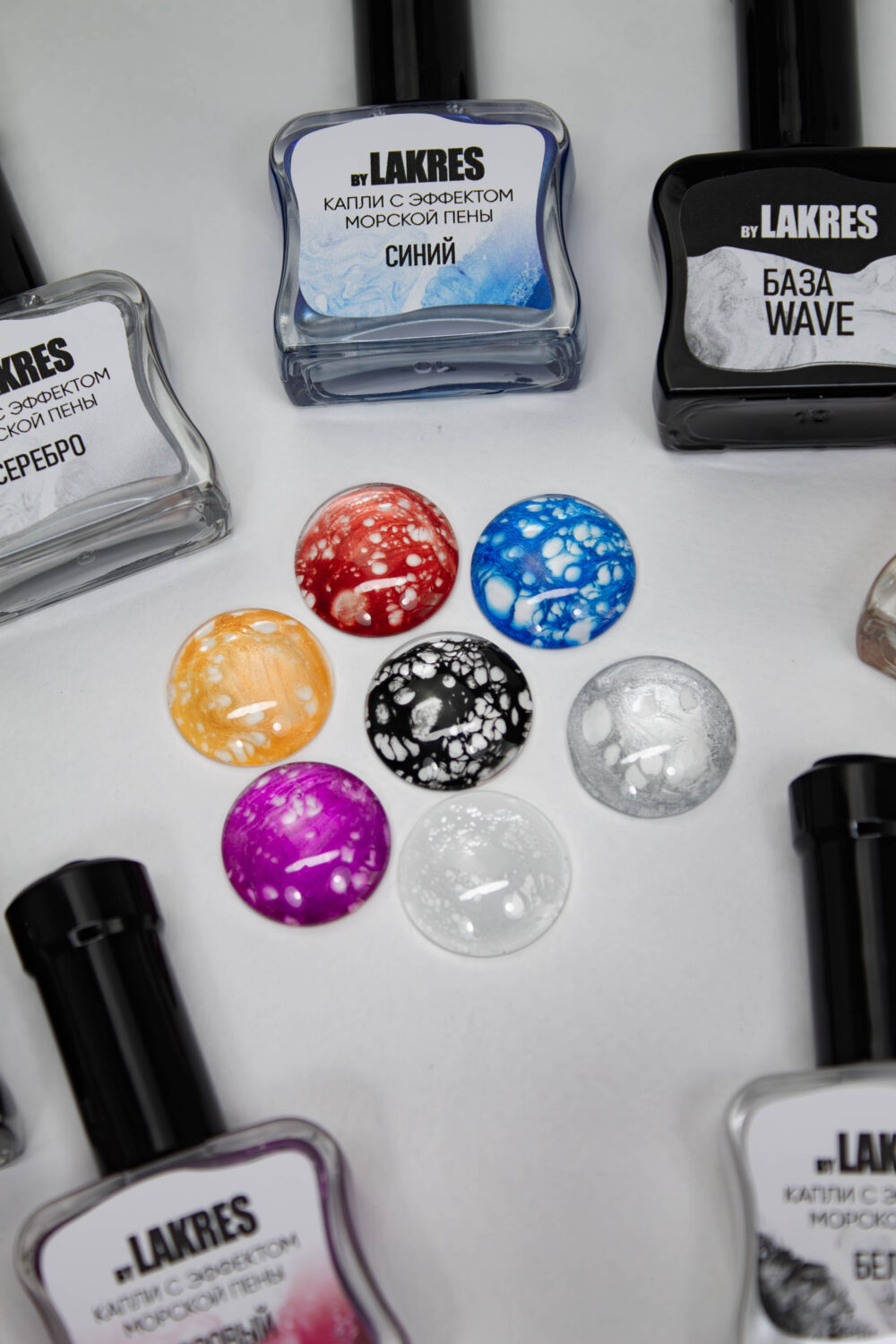 Капли для растекания «Эффект Морской Пены» цвет синий 12 мл