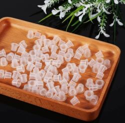 Колпачки прозрачные 100 шт.