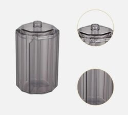 Контейнер для хранения с крышкой с 3мя секциями темный