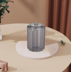 Контейнер для хранения с крышкой с 3мя секциями темный