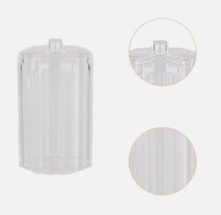 Контейнер для хранения с крышкой с 3мя секциями прозрачный