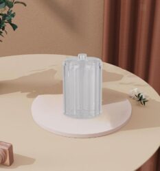 Контейнер для хранения с крышкой с 3мя секциями прозрачный