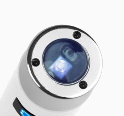 Лампа-фонарик c ИИ сенсором L6 на подставке голубой