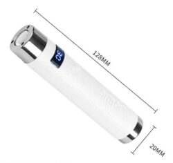 Лампа-фонарик c ИИ сенсором L6 на подставке голубой