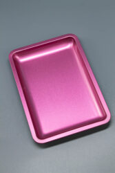 Лоток металлический прямоугольный фукси