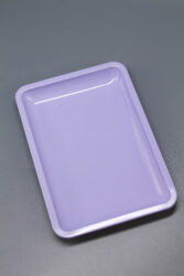 Лоток металлический прямоугольный лиловый