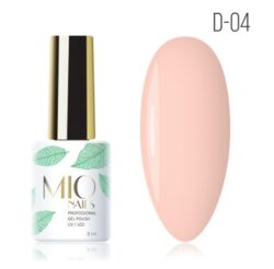 Mio Гель-лак. D-04. Розовый атлас, 8 мл