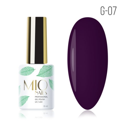Mio Гель-лак G-07. Лесная ежевика, 8 мл