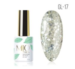 Mio Гель-лак GL-17. Мерцание серебра, 8 мл