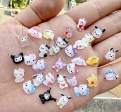 Набор 3D фигурок в органайзере «Хелоу Кити» в органайзере