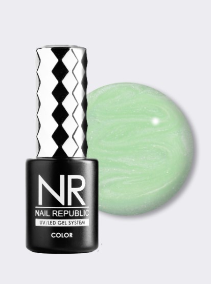 Nail Republic-016 Гель-лак, PEARL PRINT Жемчужный нефрит 10 мл