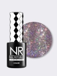 Nail Republic-415 Rose garden гель-лак, Мерцающий темно-розовый 10 мл