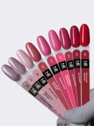 Nail Republic-416 Rose garden гель-лак, Мерцающий розовый 10 мл